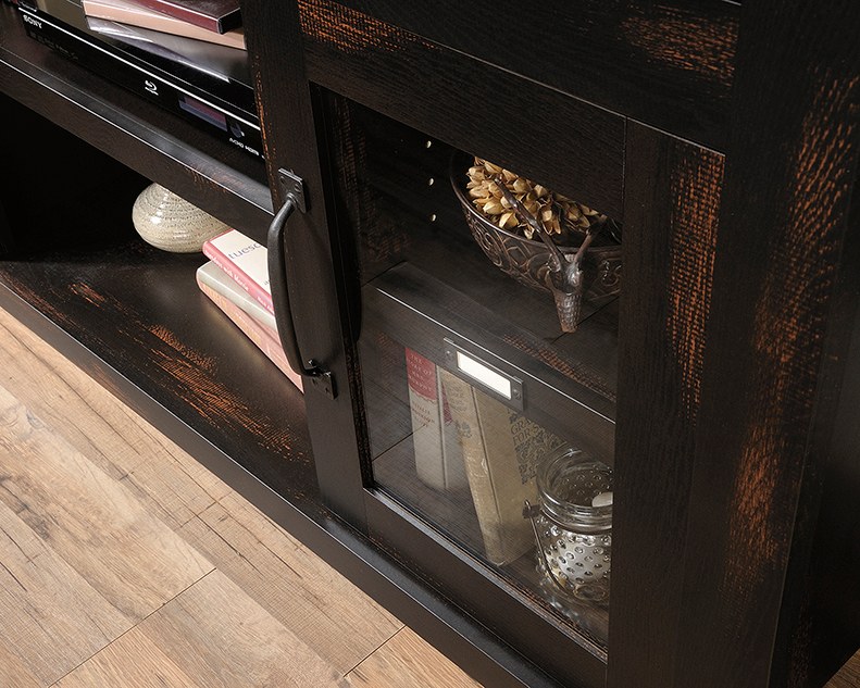 Sauder Credenza - Char Pine