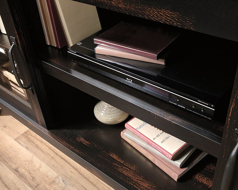 Sauder Credenza - Char Pine
