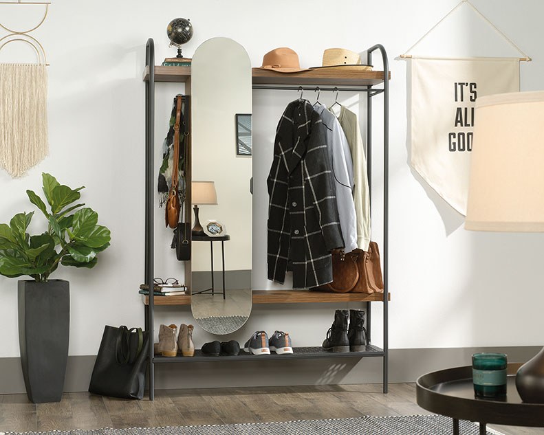 Sauder Hanging Wardrobe - Black