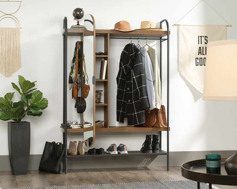 Sauder Hanging Wardrobe - Black