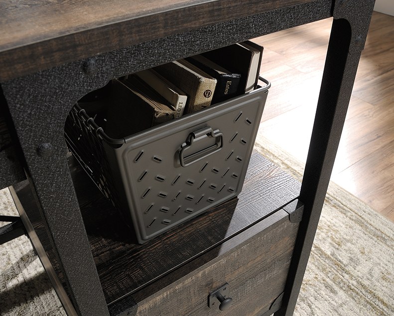 Sauder Desk - Carbon Oak