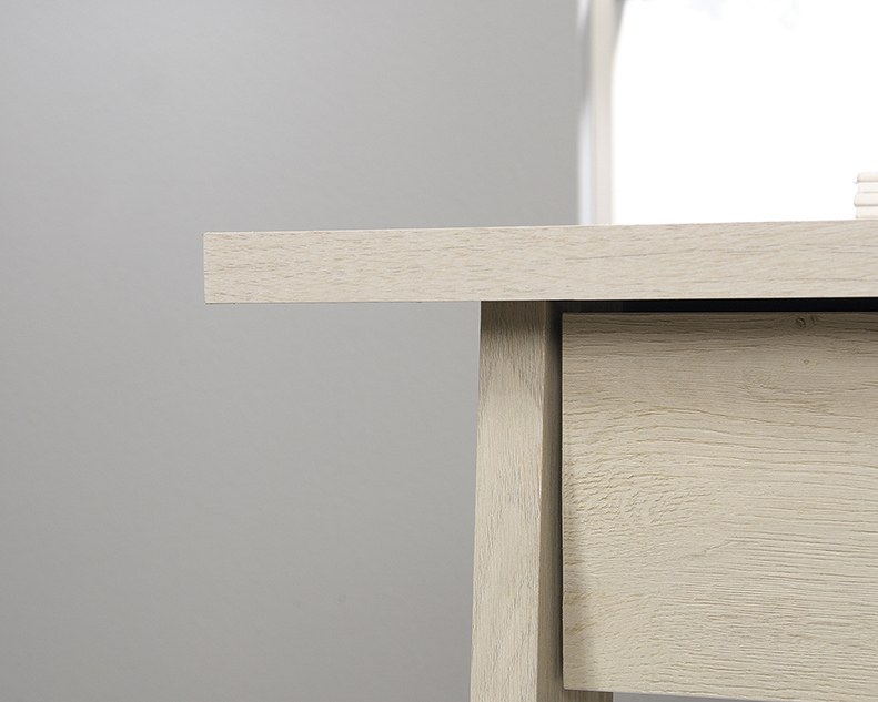 Sauder Trestle Executive Desk - Chalked Chestnut