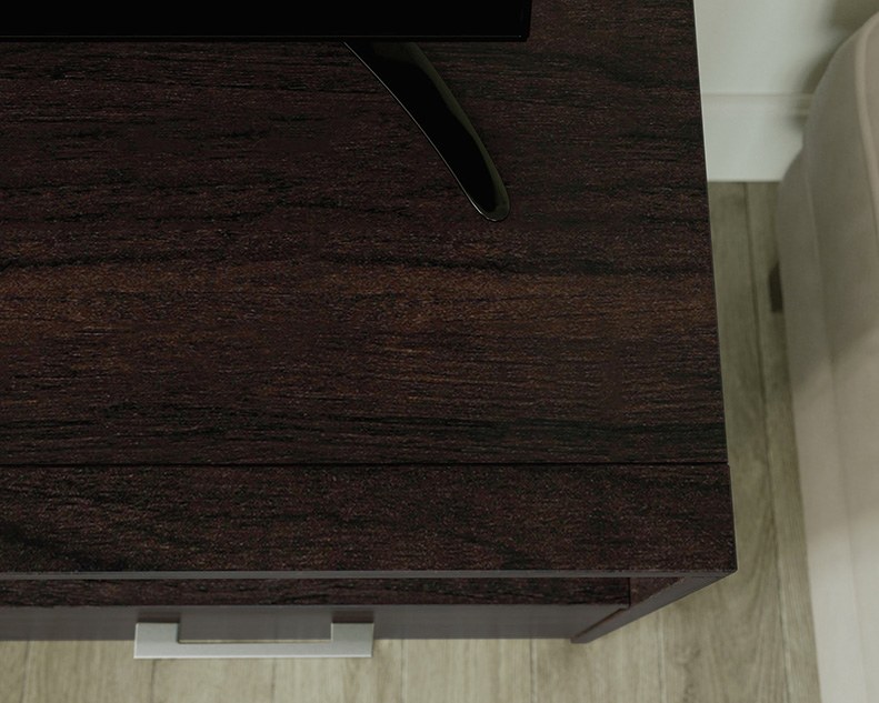 Sauder Beginnings Credenza - Cinnamon Cherry