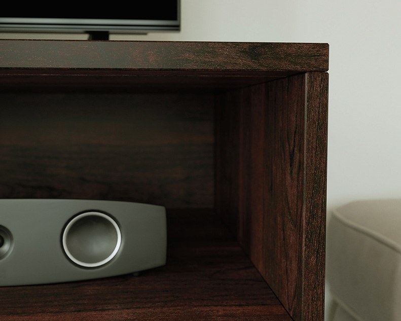 Sauder Beginnings Credenza - Cinnamon Cherry