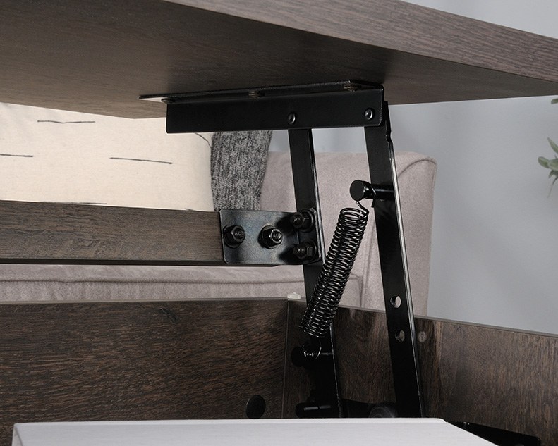 Sauder Cannery Bridge Lift-top Coffee Table - Coffee Oak