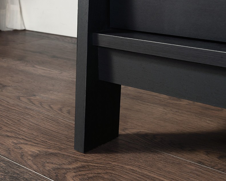 Sauder Trestle 1-Drawer Lateral Filing Cabinet - Raven Oak