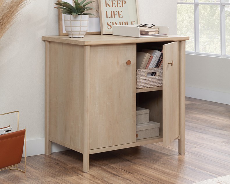 Sauder Whitaker Point 2-Door Storage/Base Cabinet - Natural Maple