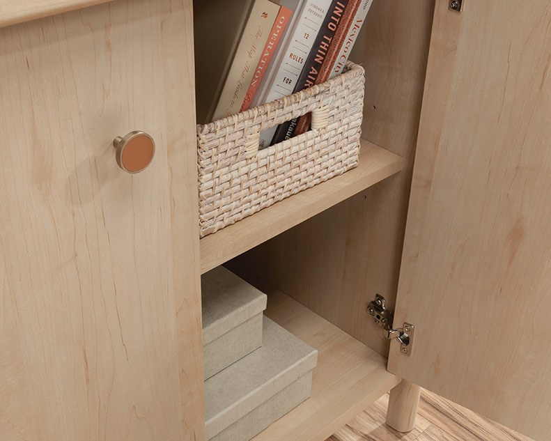 Sauder Whitaker Point 2-Door Storage/Base Cabinet - Natural Maple