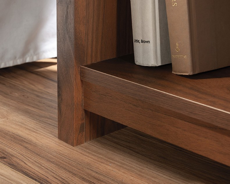 Sauder River Ranch Night Stand with Drawer - Grand Walnut