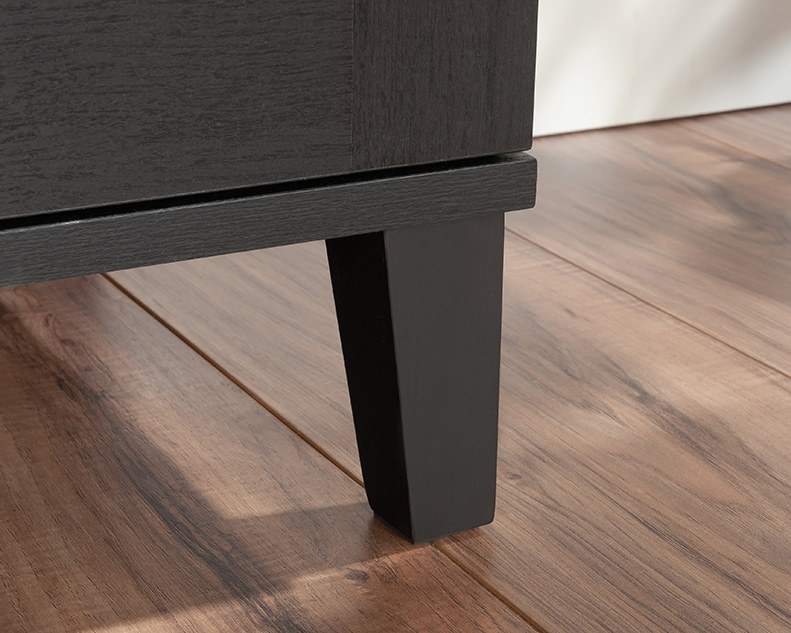 Sauder Tiffin Line TV Credenza with Doors - Raven Oak