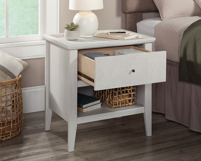 Sauder 1-Drawer Night Stand - Glacier Oak