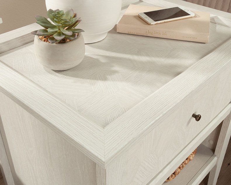 Sauder 1-Drawer Night Stand - Glacier Oak