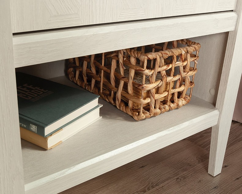 Sauder 1-Drawer Night Stand - Glacier Oak