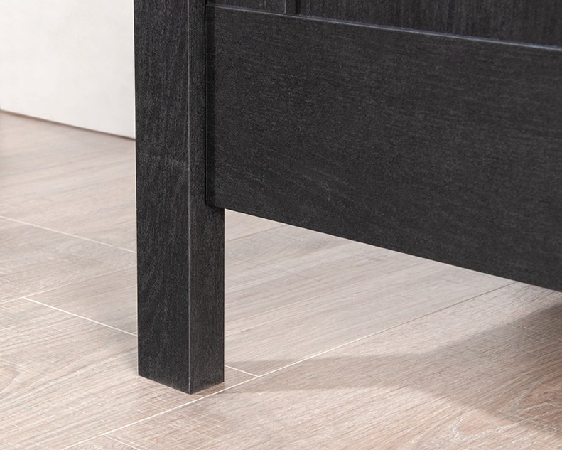 Sauder Select 3-Door Storage Cabinet - Raven Oak