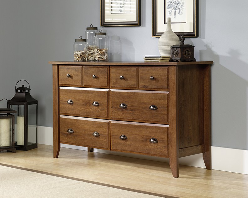 Sauder Shoal Creek Dresser - Oiled Oak