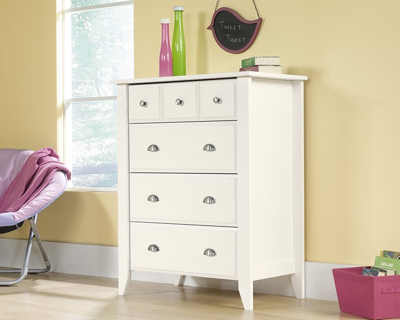 Sauder Shoal Creek 4-Drawer Chest - Soft White