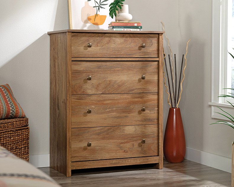 Sauder River Ranch 4-Drawer Dresser Chest - Sindoori Mango