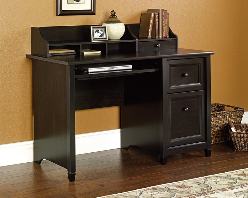 Sauder Edge Water Computer Desk - Estate Black
