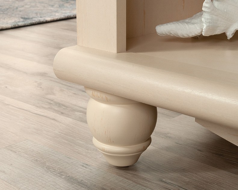 Sauder Harbor View Library - Antiqued White
