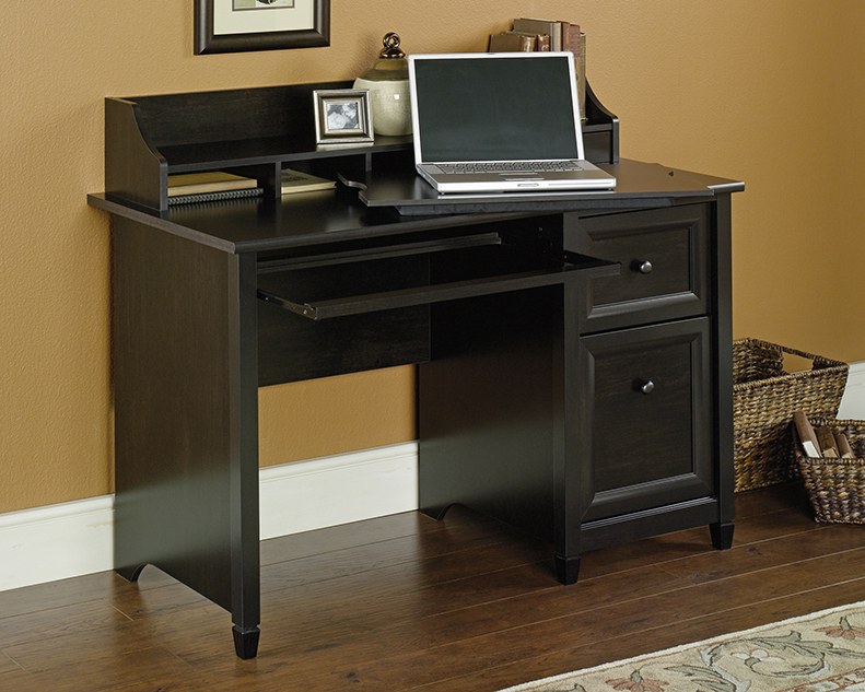 Sauder Edge Water Computer Desk - Estate Black