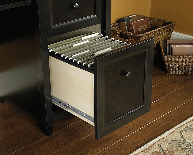 Sauder Edge Water Computer Desk - Estate Black