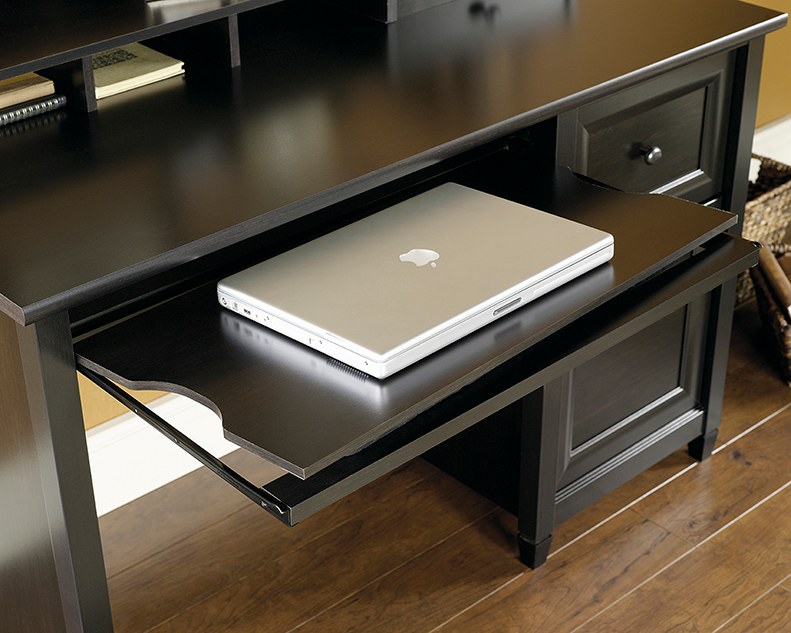 Sauder Edge Water Computer Desk - Estate Black