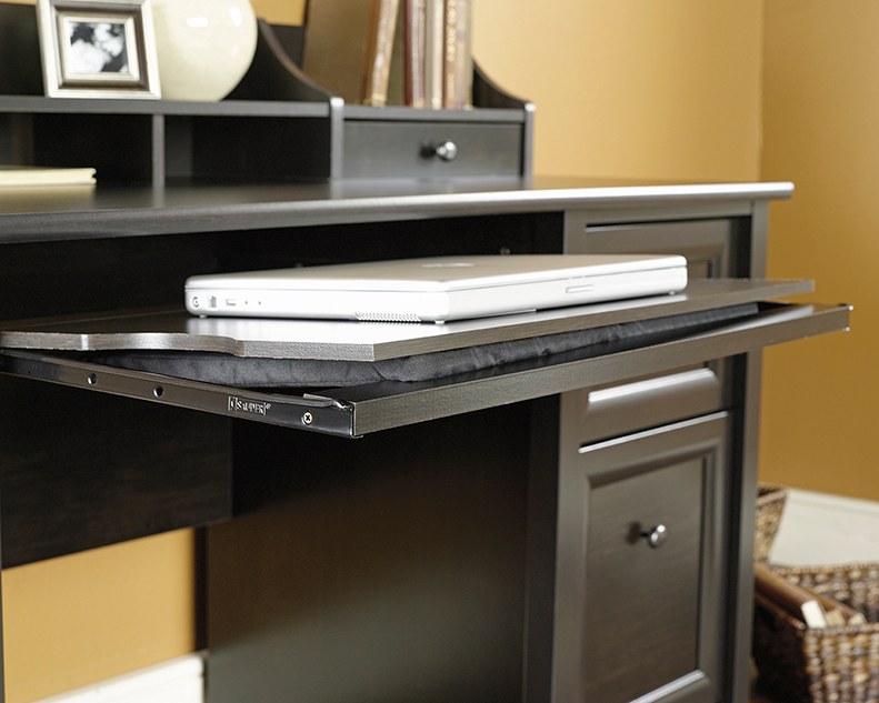 Sauder Edge Water Computer Desk - Estate Black