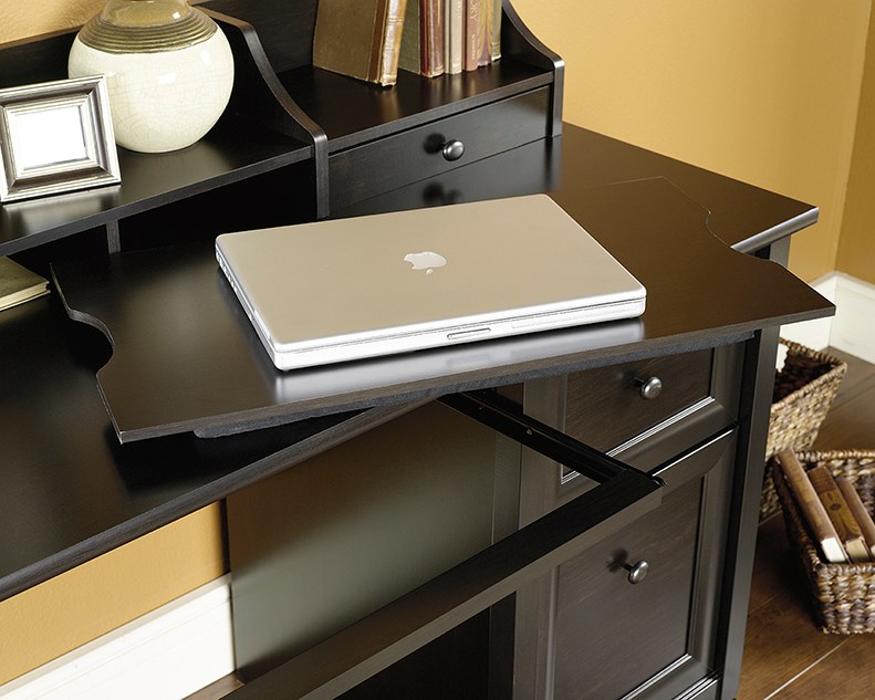 Sauder Edge Water Computer Desk - Estate Black