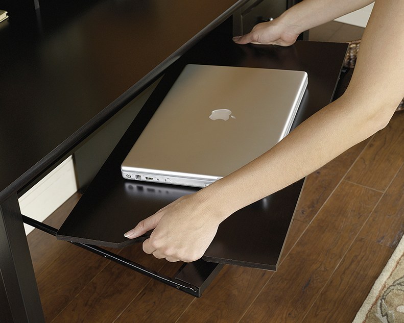 Sauder Edge Water Computer Desk - Estate Black