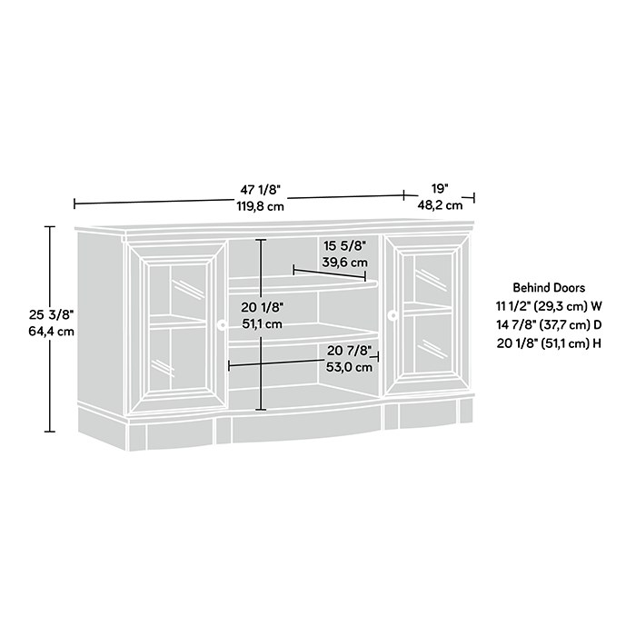 Sauder Select TV Stand - Estate Black