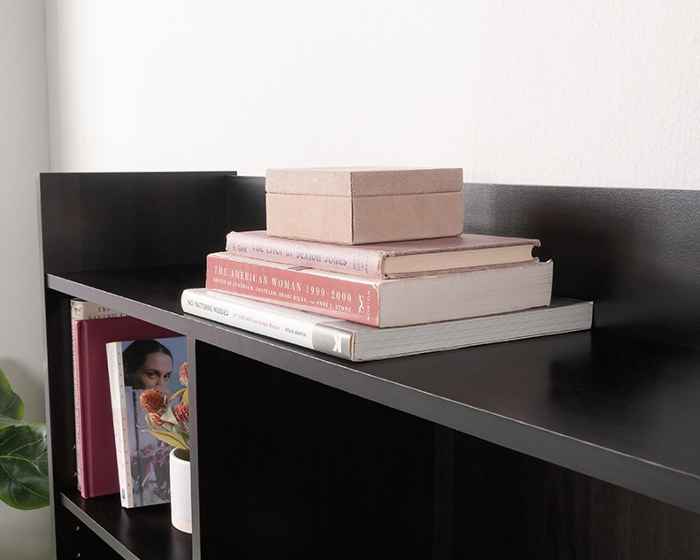 Sauder Beginnings Desk With Hutch - Cinnamon Cherry