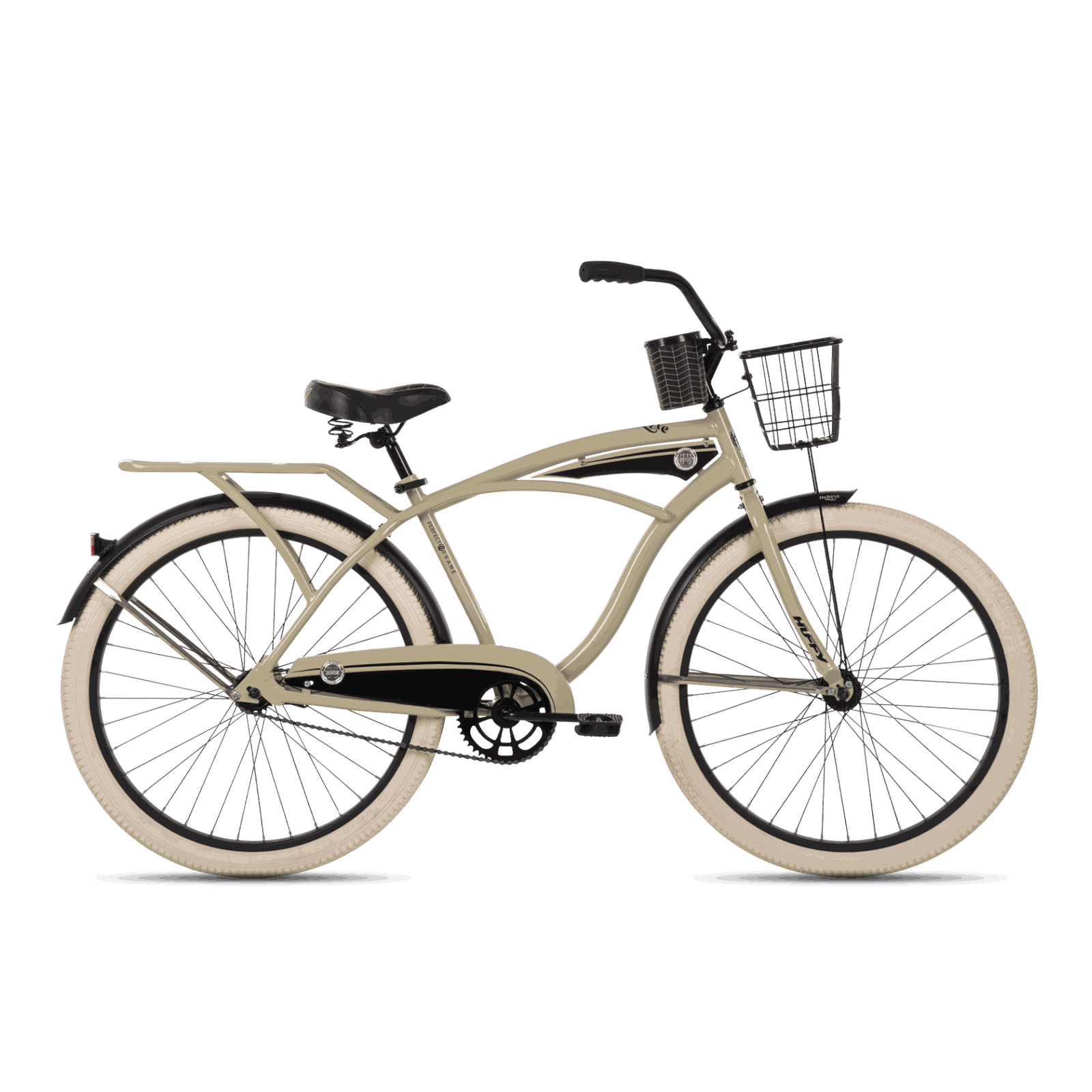 Huffy Deluxe Beach Cruiser, 26-Inch, Cream