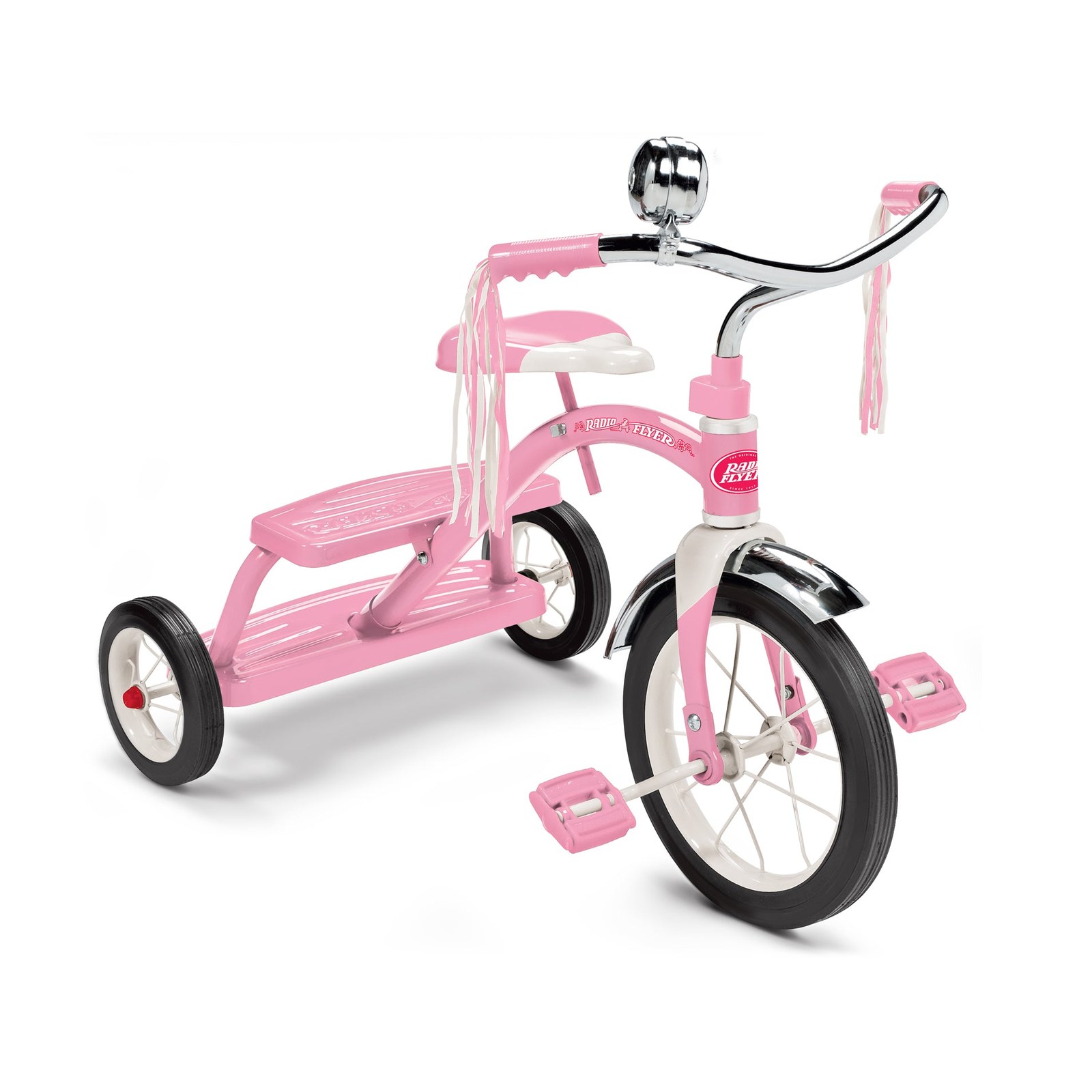 Radio Flyer Classic Pink Dual Deck Tricycle