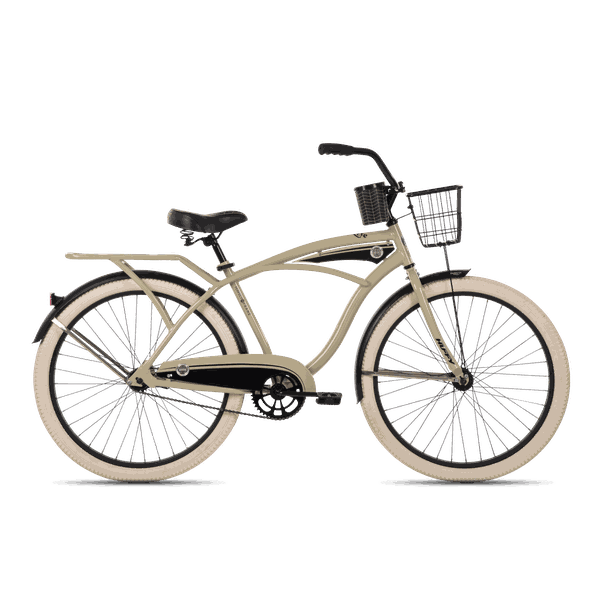 Huffy Deluxe Beach Cruiser, 26-Inch, Cream