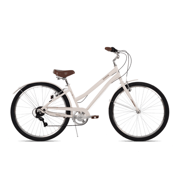 Huffy Sienna Comfort Bike, 27.5-Inch, Cream