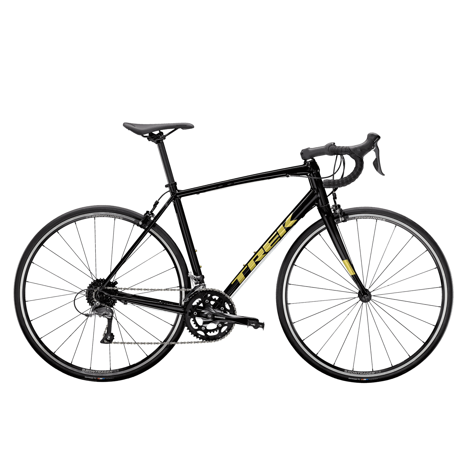 Trek Domane AL 2 Rim Road Bike - 60 cm - Black / Brushed Chrome