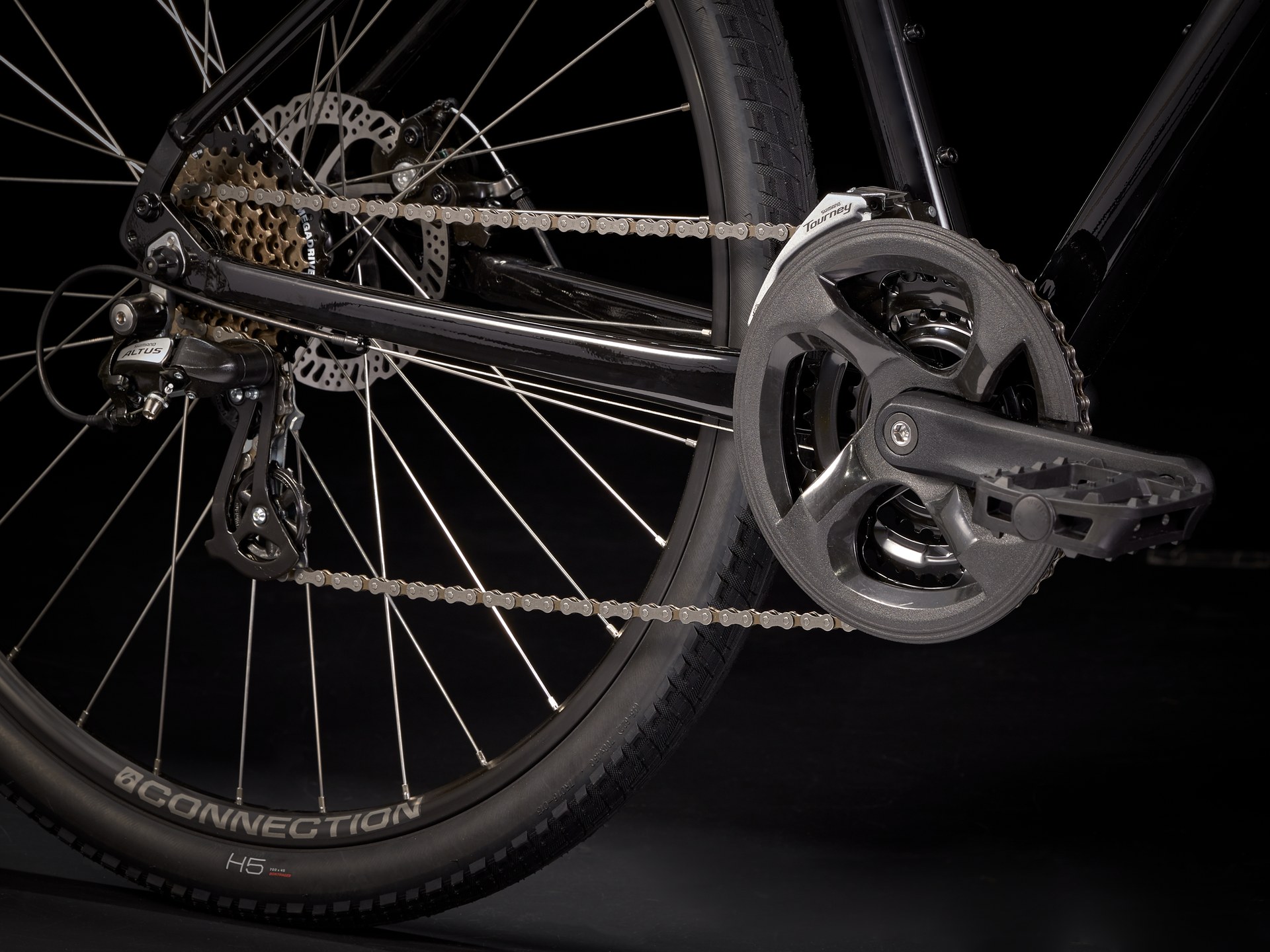 Trek Verve 1 Disc Gen 4 Hybrid Bike - S - Black