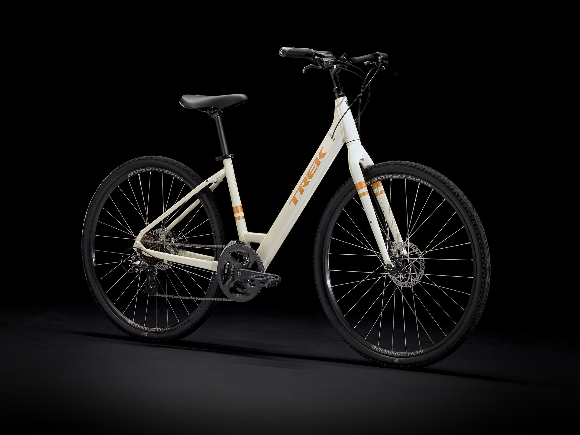 Trek Verve 1 Disc Lowstep Gen 4 Hybrid Bike - M - White