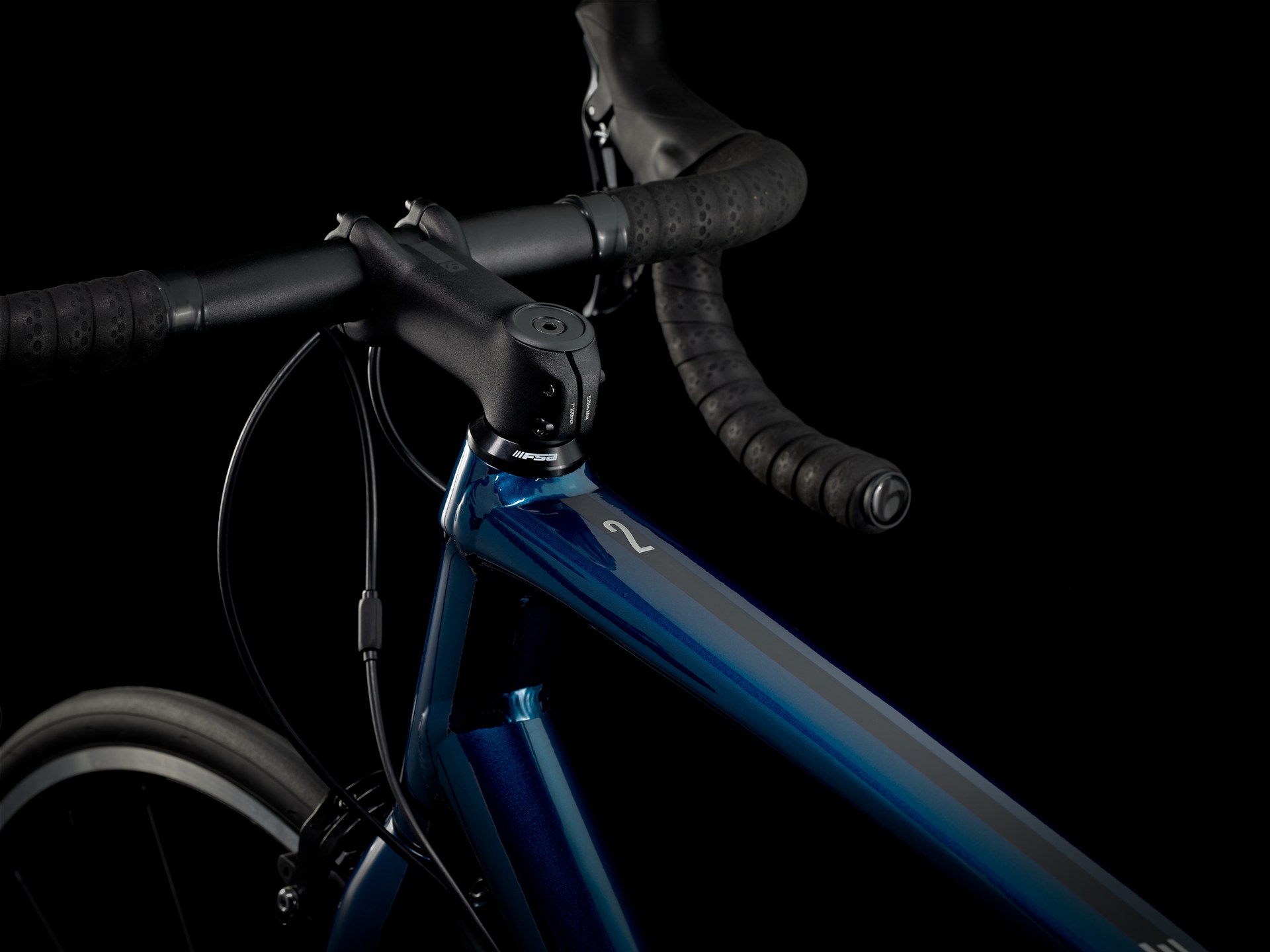 Trek Domane AL 2 Rim Road Bike - 54 cm - Blue / Matte Black