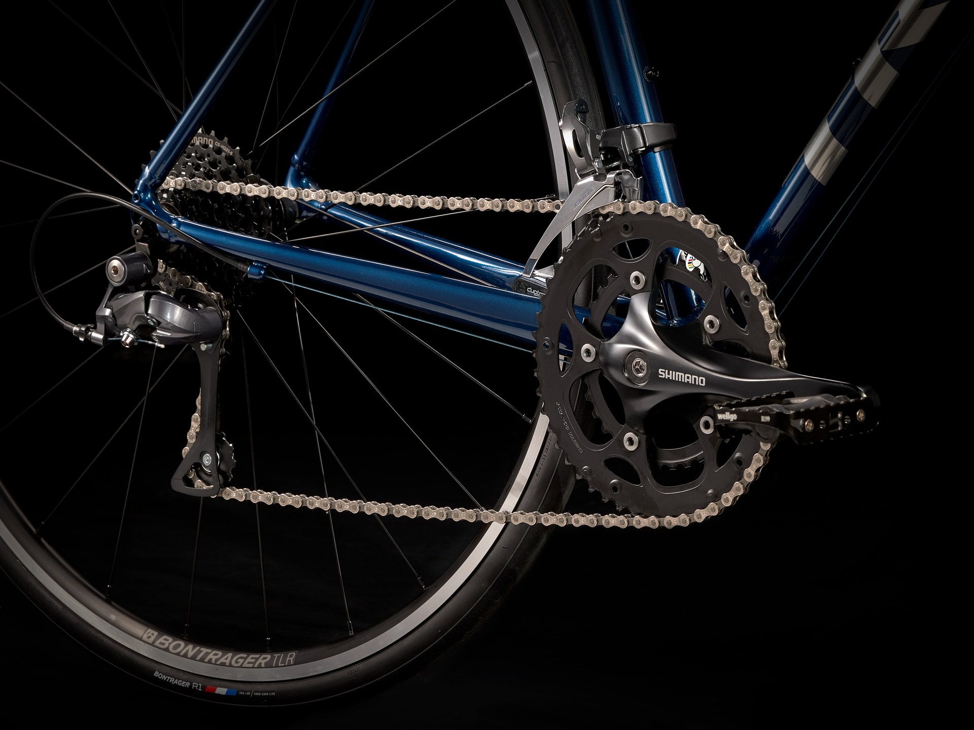 Trek Domane AL 2 Rim Road Bike - 54 cm - Blue / Matte Black
