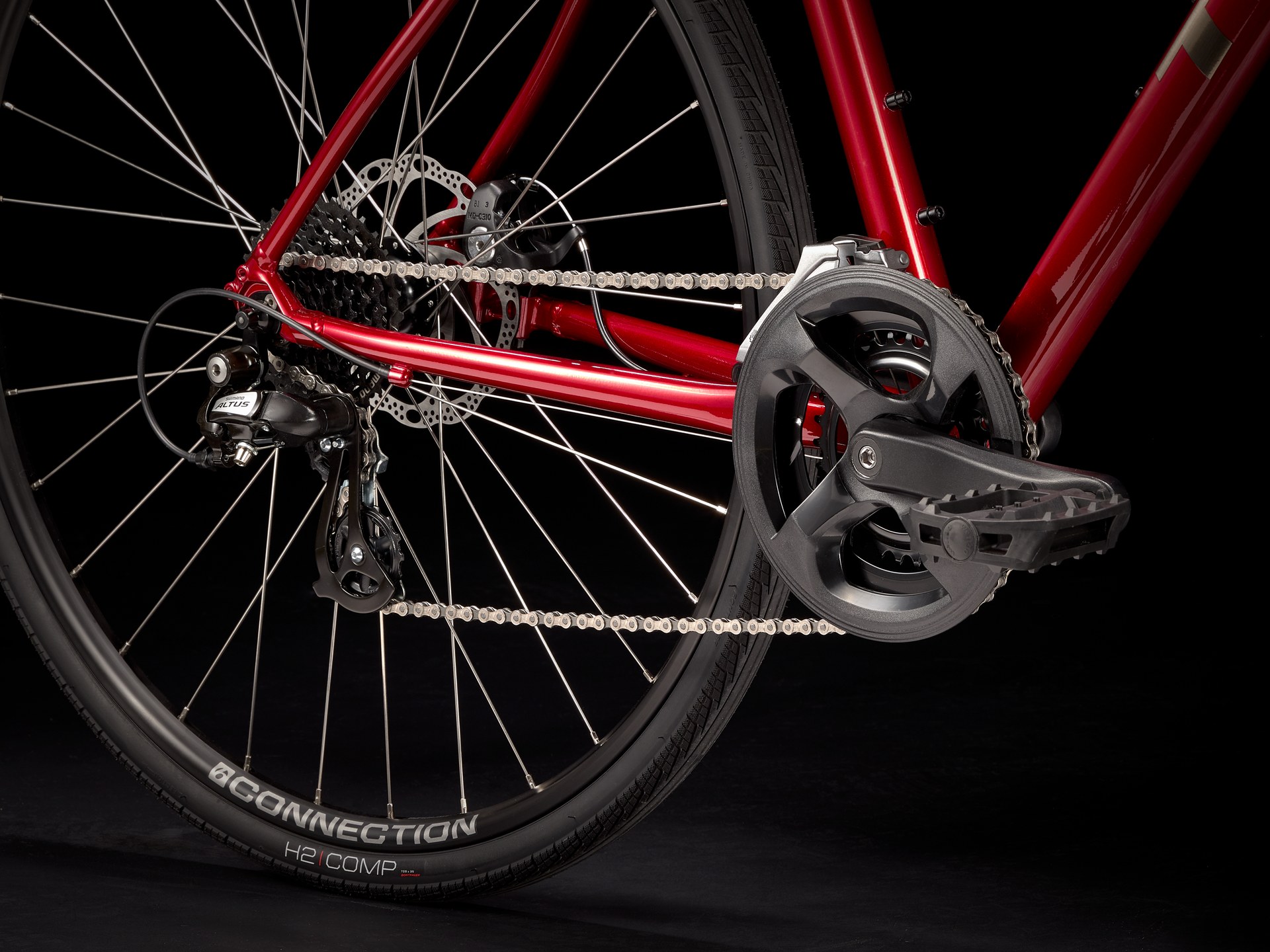 Trek FX 1 Disc Gen 3 Hybrid Bike - S - Red