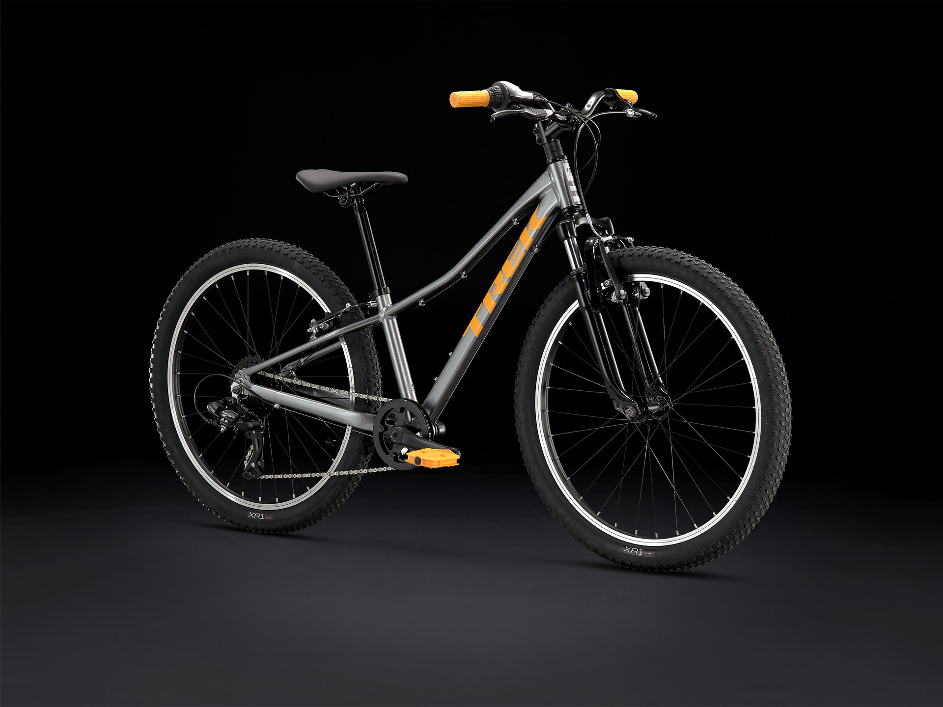 Trek Precaliber 24 8-Speed Suspension Kids Bike - One Size - Black