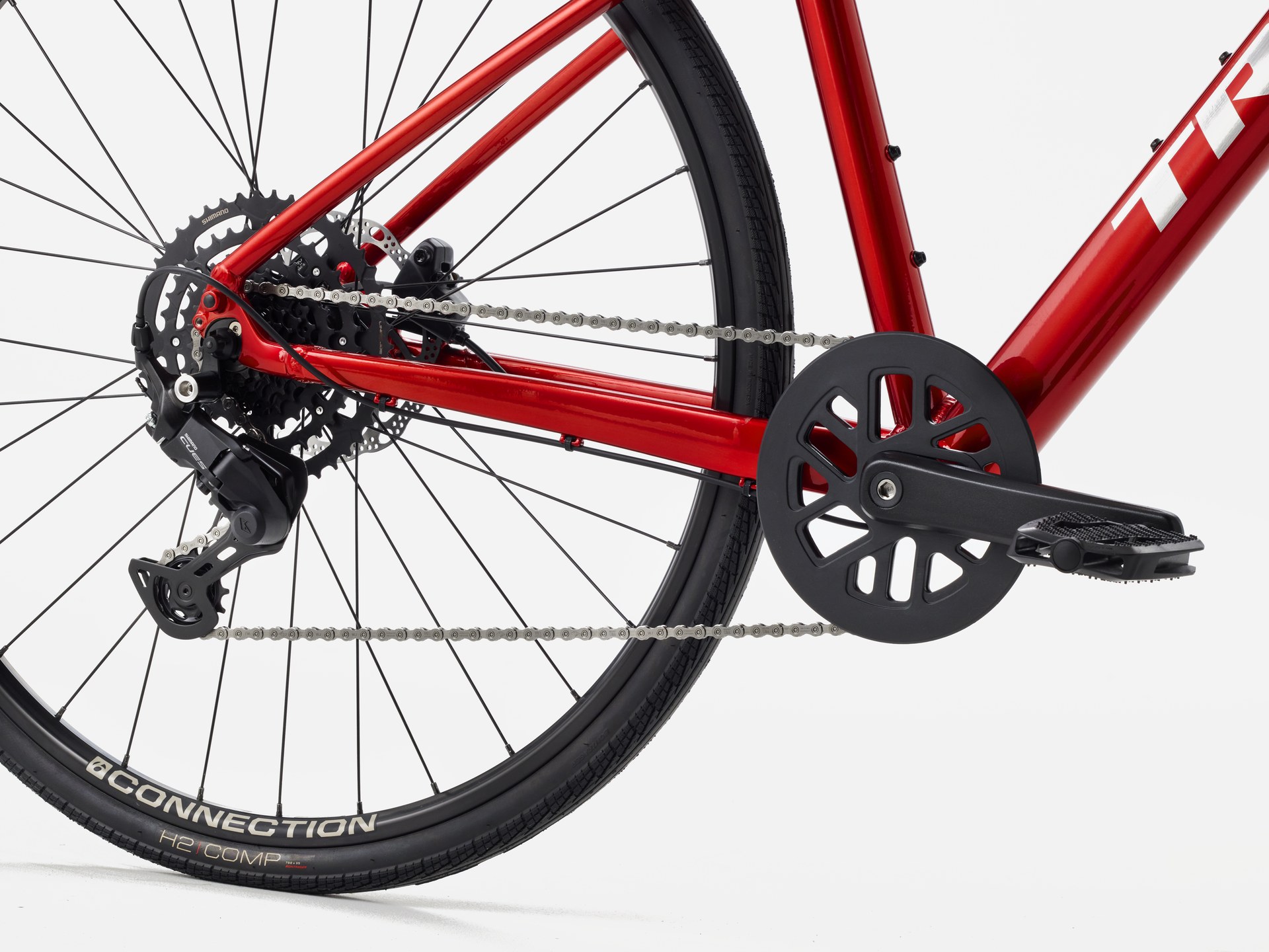 Trek FX 2 Gen 4 Hybrid Bike - XL - Red