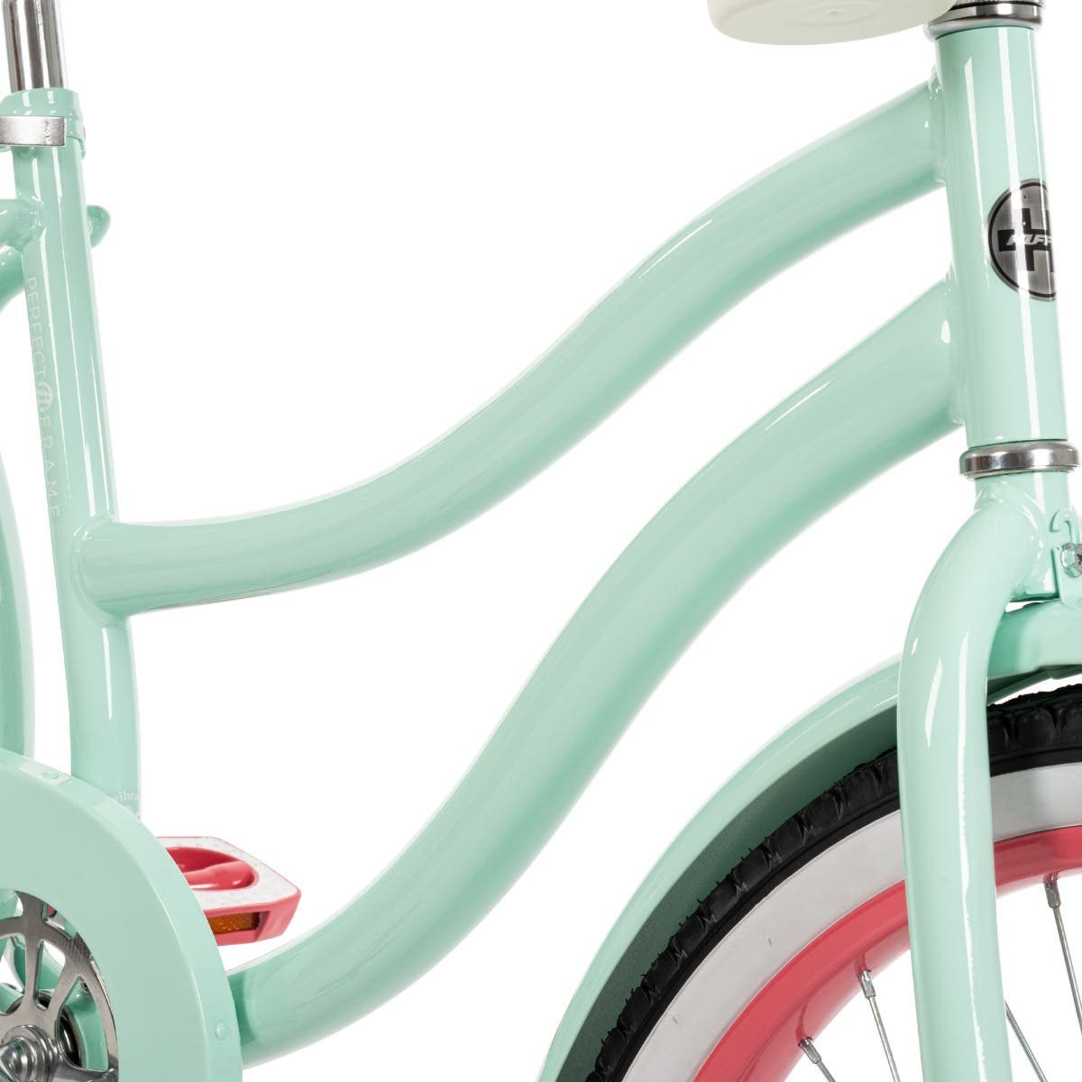 Huffy Good Vibrations Girls' Beach Cruiser, 24-Inch, Pastel Green