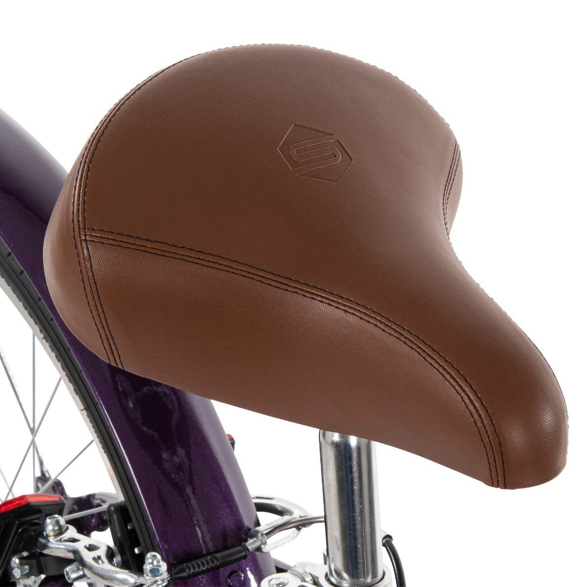Huffy Sienna Comfort Bike, 24-Inch, Purple