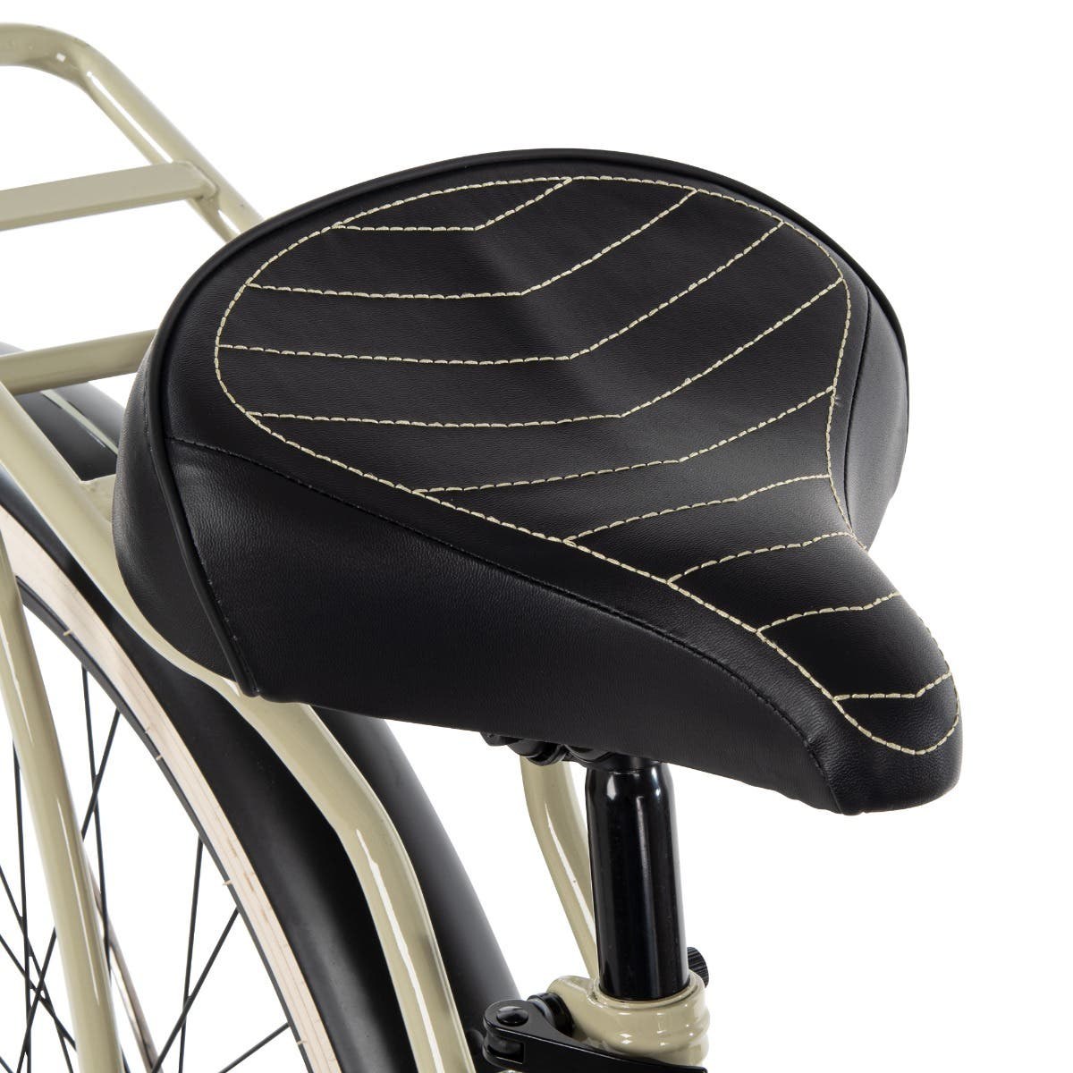 Huffy Deluxe Beach Cruiser, 26-Inch, Cream