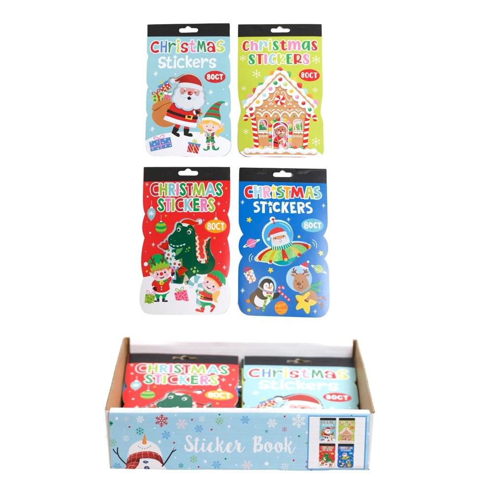 Christmas Sticker Book - 80 Stickers