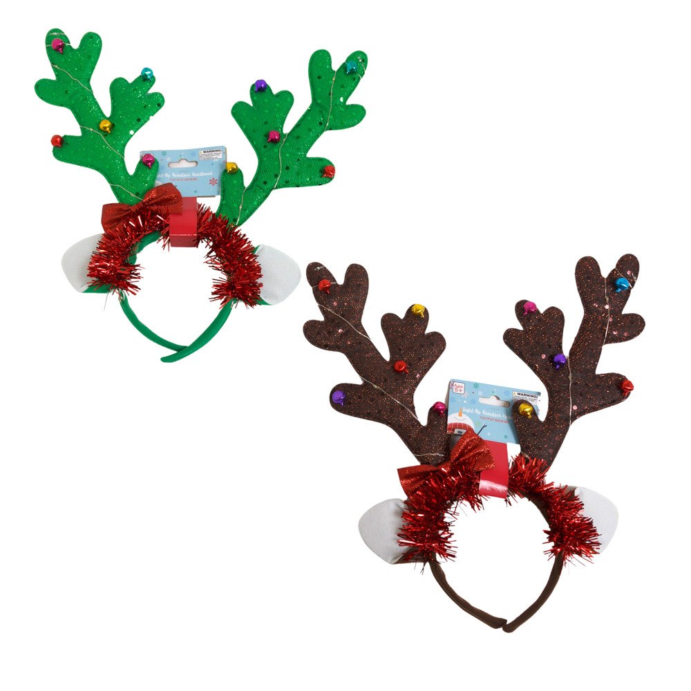 Light-Up Reindeer Headband