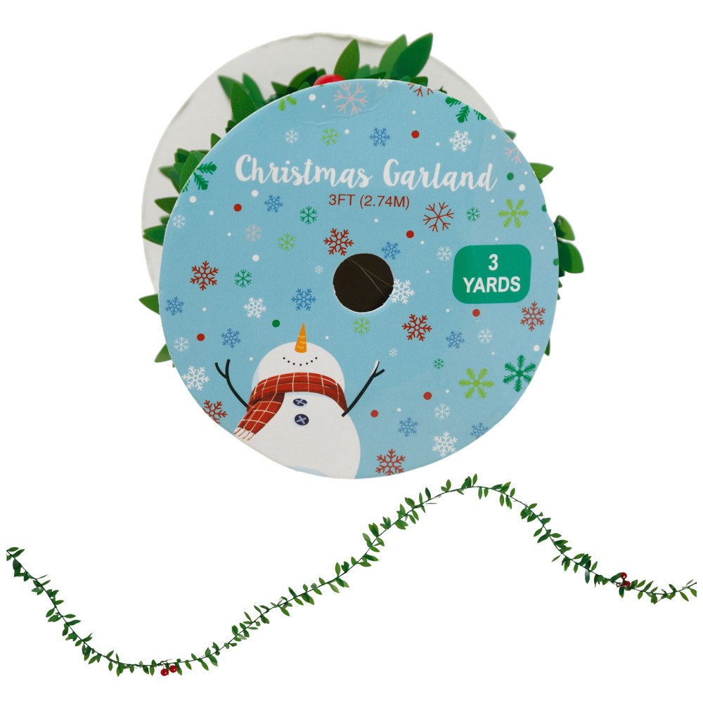 Christmas Holly Berry Garland