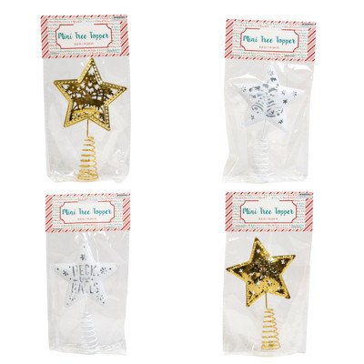 Small Metal Christmas Tree Topper